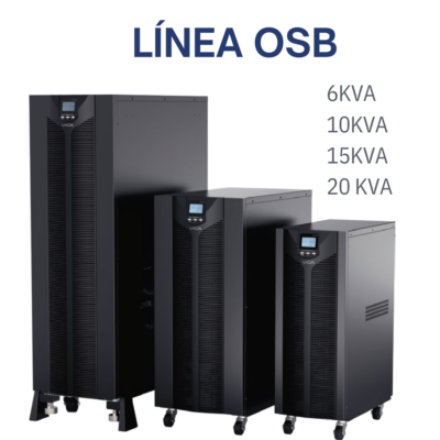 UPS línea OSB vica para mayor tiempo de respaldo. Con transformador de aislamiento interno. 2 años de garantía